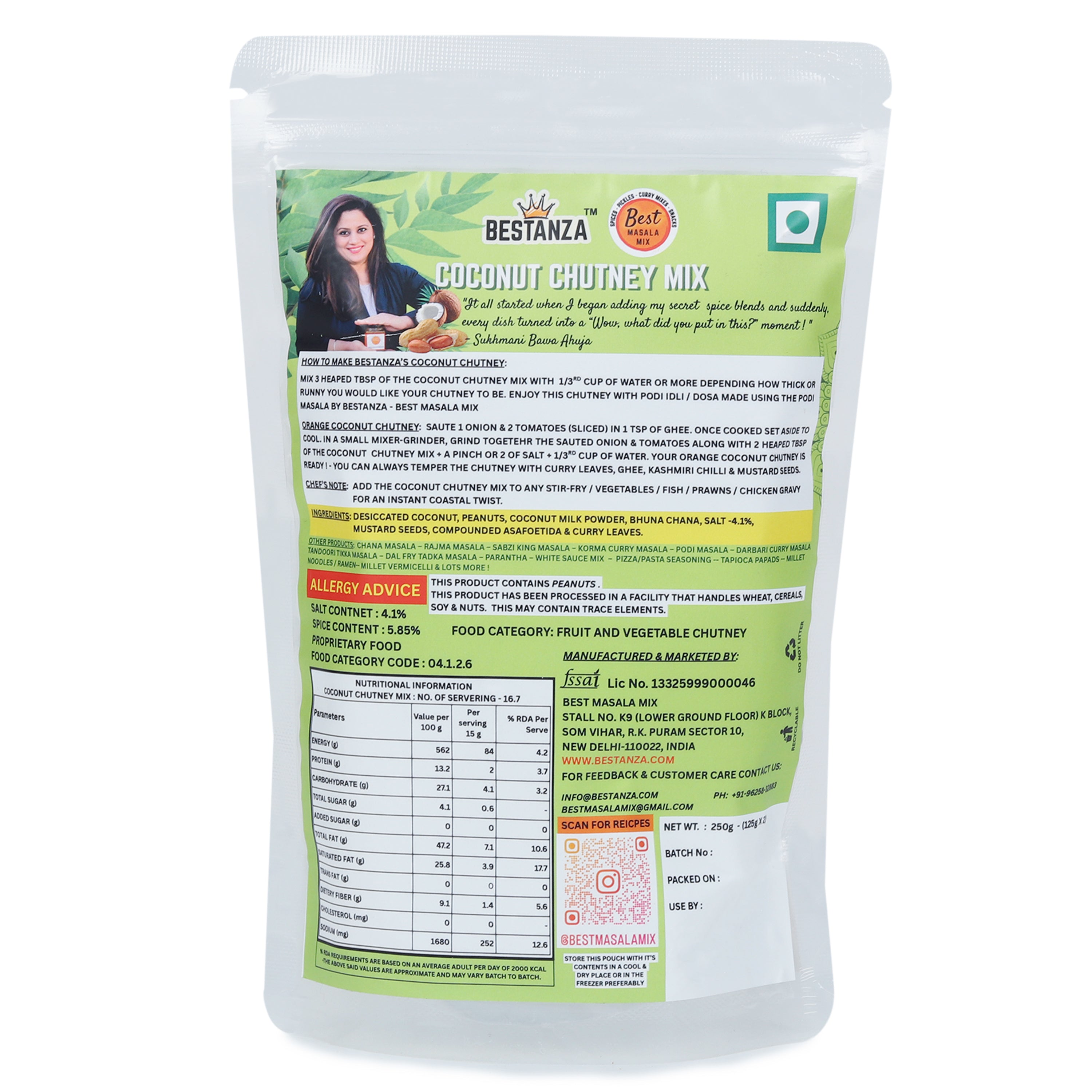 Coconut Chutney Mix
