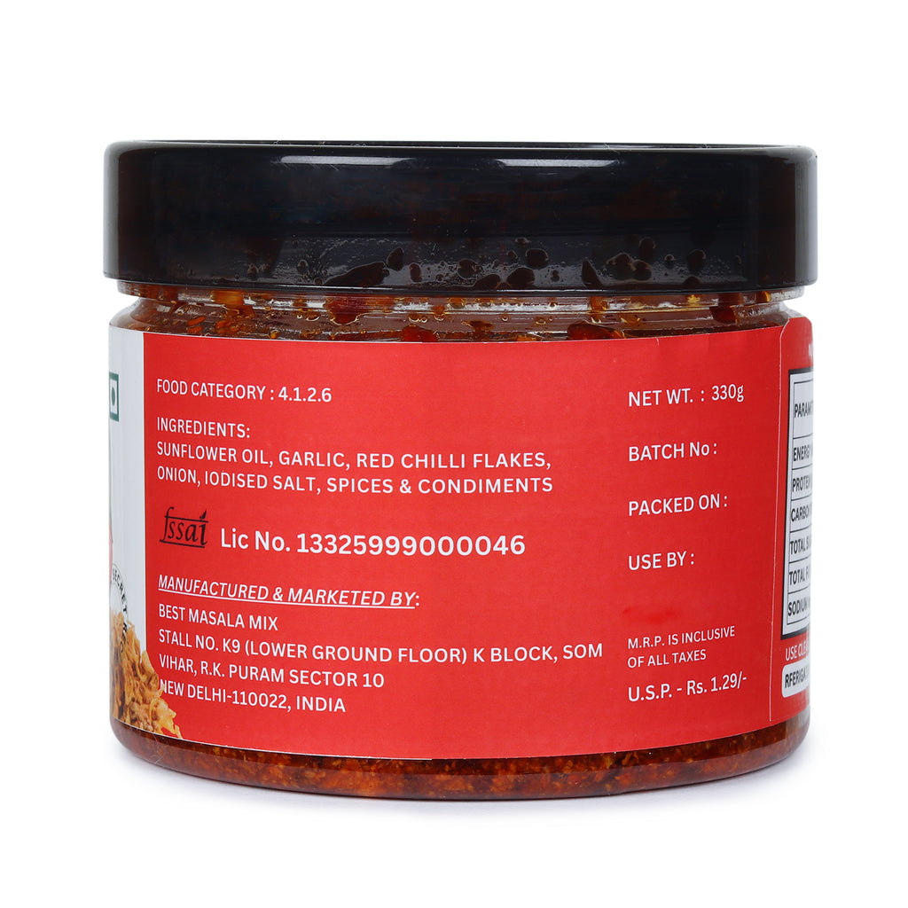 Crispy Garlic Chilli Oil